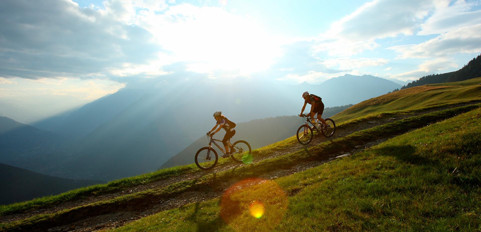 Mit dem Mountainbike in Südtirol