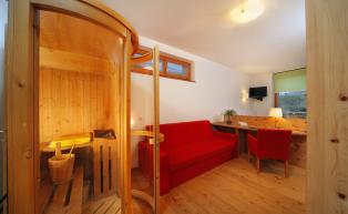 Luxury room with Finnish sauna