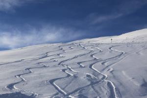 Skitour Spuren