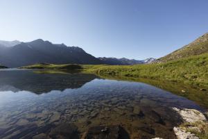 lake in the mountains