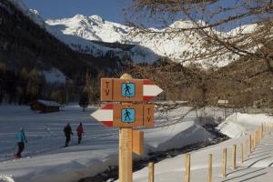 Kuppelwies mountain hut in winter