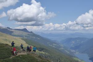 High up the valley