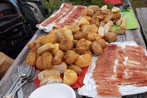 Colazione in montagna