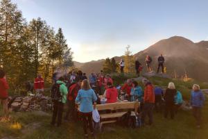 Colazione in montagna