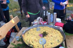 Colazione in montagna