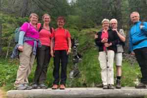 on the vay to the Kühberg mountain hut