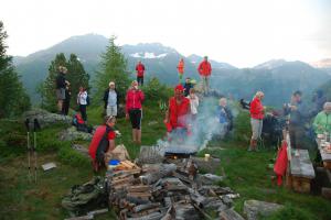 Frühstück beim Sonnenaufgang