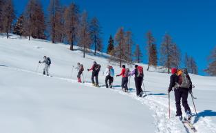 Ski touring in Ultental and on the Deutschnonsberg