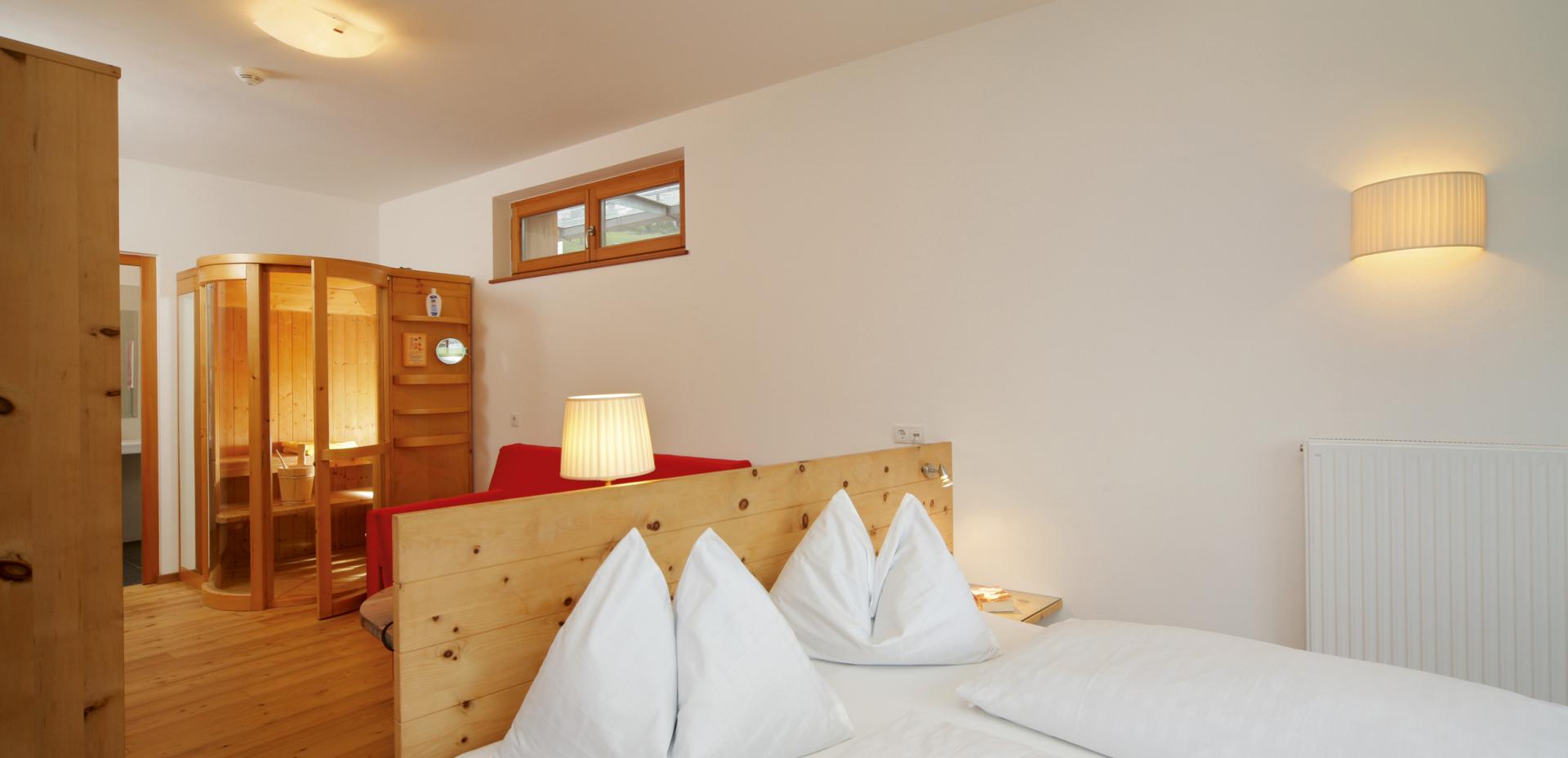 Luxury room with sauna