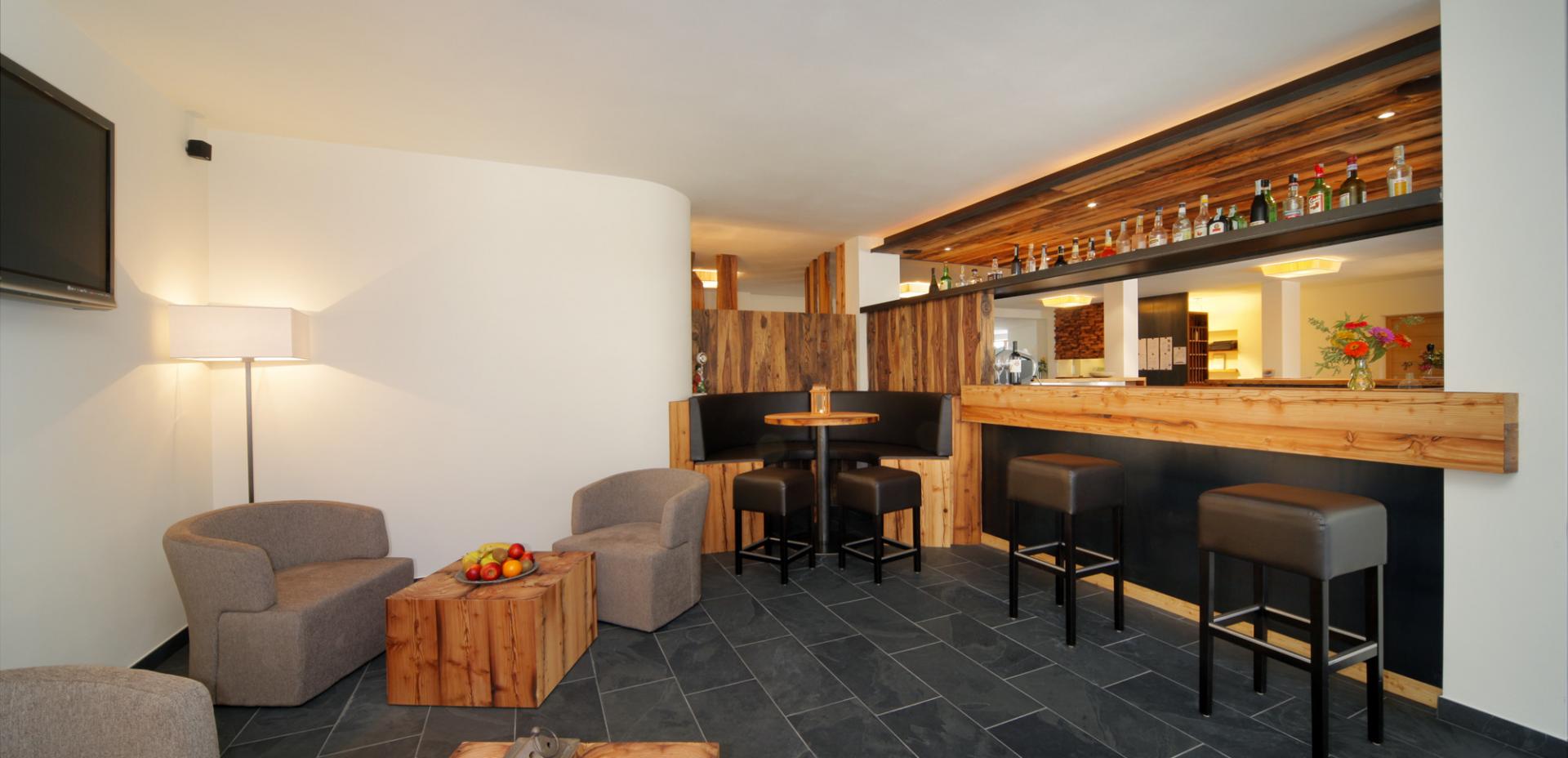 Bar area at Vital-Hotel Rainer