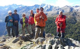 Wanderung mit den Hotelgästen