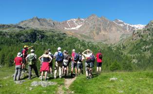 Hike with owner Paul and hotel guests